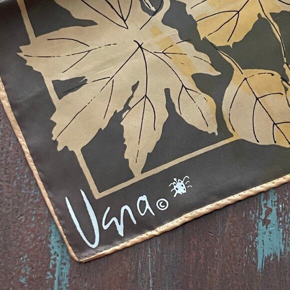 VERA SHEER Vintage Women's Scarf Rayon & Silk - Picture 4 of 8